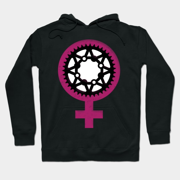 Chain Ring Girl Power 3 Hoodie by NeddyBetty